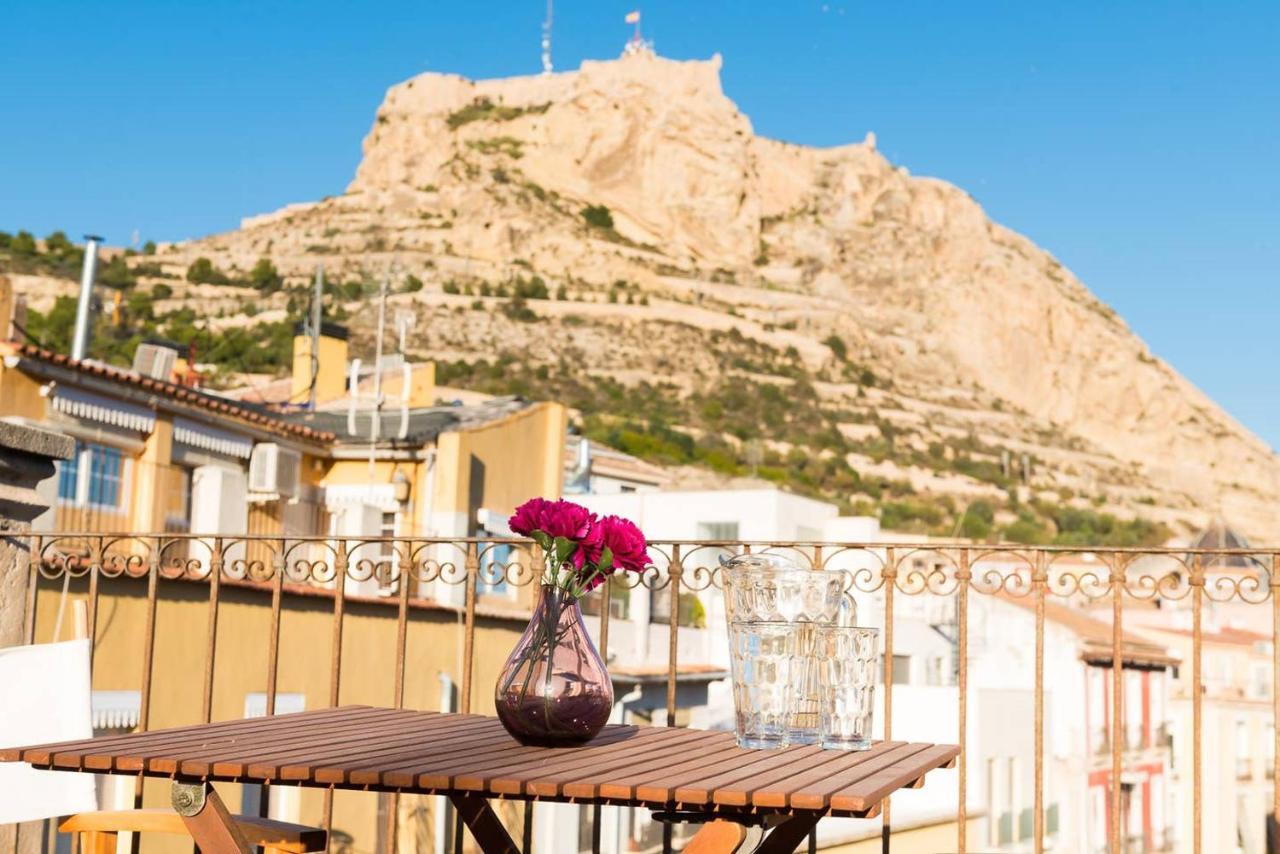 Alc - Stylish Studio With Fantastic Terrace, Old Town Alicante Esterno foto