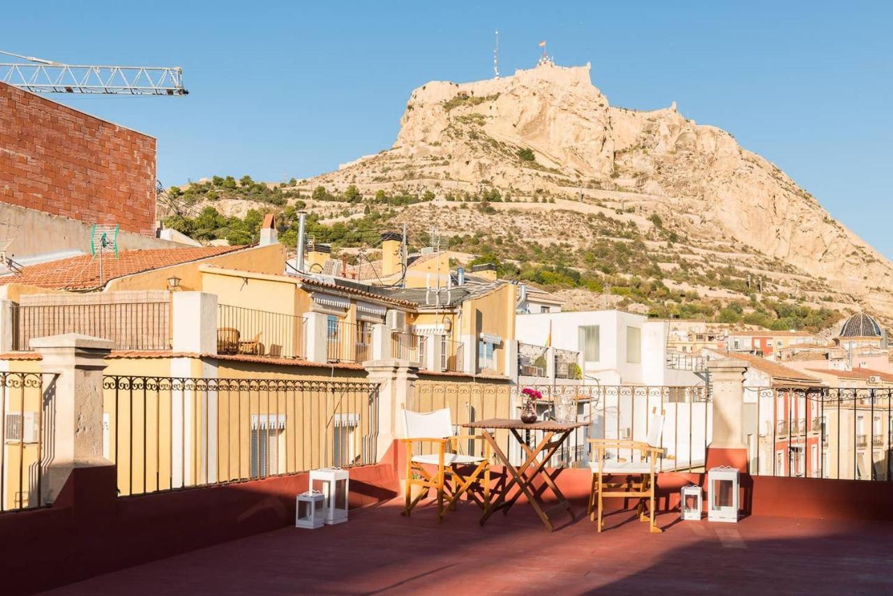 Alc - Stylish Studio With Fantastic Terrace, Old Town Alicante Esterno foto